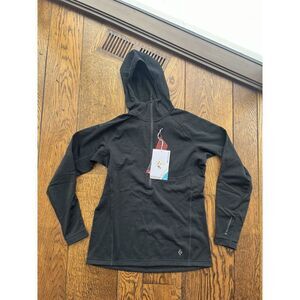 Black Diamond Women's Coefficient 1/4 Zip Fleece Hoody NWT Size Large